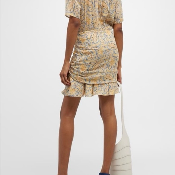 NEW Veronica Beard Dakota Paisley Silk Mini Dress - Picture 2 of 7